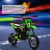 24V Electric Off-Road Motorcycle,250W Motor 13.6MPH Fast Speed Motocross,Leather Seat Dirt Bike - 2 of 4