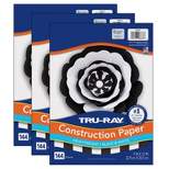 Tru-Ray Premium Construction Paper, Black & White, 9" x 12", 432 Sheets