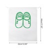 Unique Bargains Dustproof Slippers Pattern Shoes Dust Cover 10 Pcs - 4 of 4