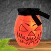 Stony Creek 4.0 Inch Halloween Pre-Lit Small Jar Halloween Lighted Glass Accent , Halloween Decor Cat Haunted House (1PC) - 2 of 4