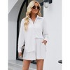 YESFASHION  Women Y2K 2 Piece Pants Set Oversized Button Down Shirt High Waist Pants Outfits Summer Streetwear - 2 of 4