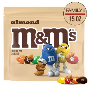 M&M's Almond Family Size Chocolate Candy - 15oz : Target