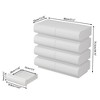 8/6 Drawers Dresser Chest, Modern Handleless Storage Cabinet with Wide Storage for Bedroom -ModernLuxe - 4 of 4