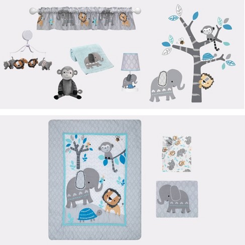 Bedtime Originals Nursery Crib Bedding Set Jungle Fun 3pc Target