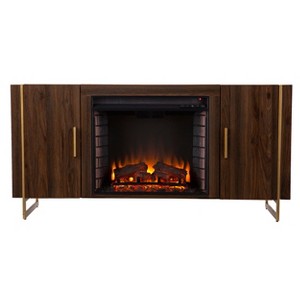 Dashton Electric Fireplace with Media Storage - SEI - 1 of 4