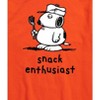 Men's - Peanuts - Olaf Snack Enthusiast Short Sleeve Graphic T-Shirt - 2 of 4