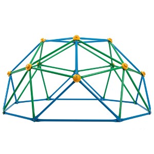 HolaHatha Dome Playground Climber for Kids Outdoor Play, Steel Play Gym for Ages 3-9, Wide Space Jungle Gym Equipment, 440 lb Capacity, Multicolor - 1 of 4