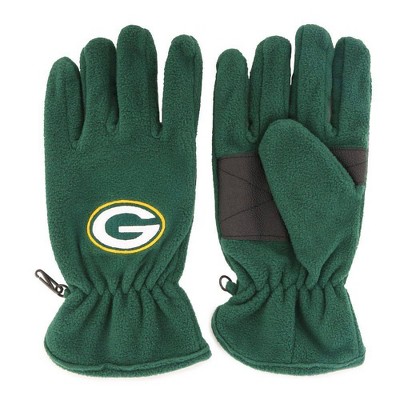 green bay packers hat and gloves