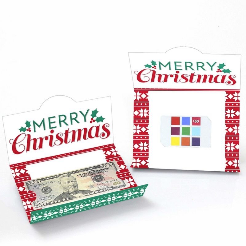 Big Dot of Happiness Christmas Nutcracker - Holiday Party Money and Gift Card Holders - Set of 8, 2 of 5