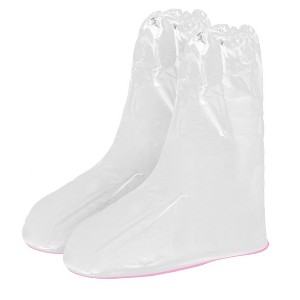 Unique Bargains 1 Pair Reusable Waterproof Nonslip Hook Loop Closure Rain Boots Shoes Cover Guard Overshoes - 1 of 4