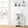 Teamson Home Connor Floor Cabinet with Adjustable Shelf and Drawer, White - 2 of 4