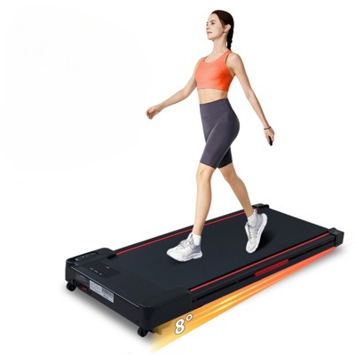 VisioGear Portable Compact Treadmills Under Desk Treadmill for Home, Walking Pad Treadmill, Black & Gray, 45.7"*19.9"*4.9"
