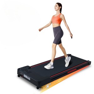 VisioGear Portable Compact Treadmills Under Desk Treadmill for Home, Walking Pad Treadmill, Black & Gray, 45.7"*19.9"*4.9" - 1 of 4