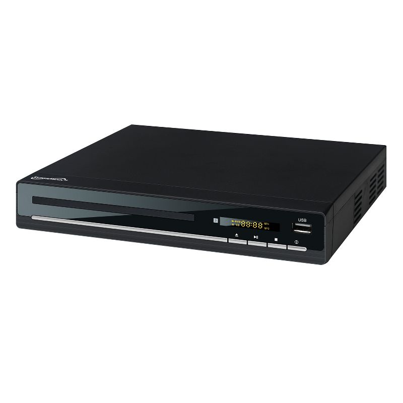Supersonic® Standard-Definition DVD Player with USB/SD™ Card Inputs and HDMI® Output and Remote, Black, 1 of 7