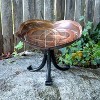 8.25" Celtic Dara Knot Birdbath with Tripod Stand Antique Copper Finish - Achla Designs: Weather-Resistant, Freestanding - 2 of 3