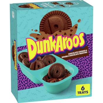 Dunkaroos Chocolate Cookies & Double Chocolate Frosting - 6oz/6ct