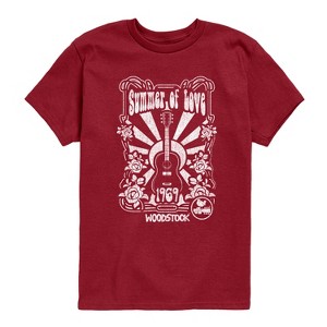 Boys' - Woodstock - Summer Of Love Short Sleeve Graphic T-Shirt - 1 of 3