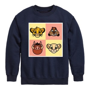 Boys' - Disney - The Lion King Graphic Long Sleeve Fleece Sweatshirt - 1 of 3