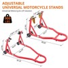 Motorcycle Stand Lift - 900lbs Front & Rear Combo Universal Motorcycle Stands | Compatible With Most Yamaha Honda Kawasaki Suzuki BMW Motorcycles - 3 of 4
