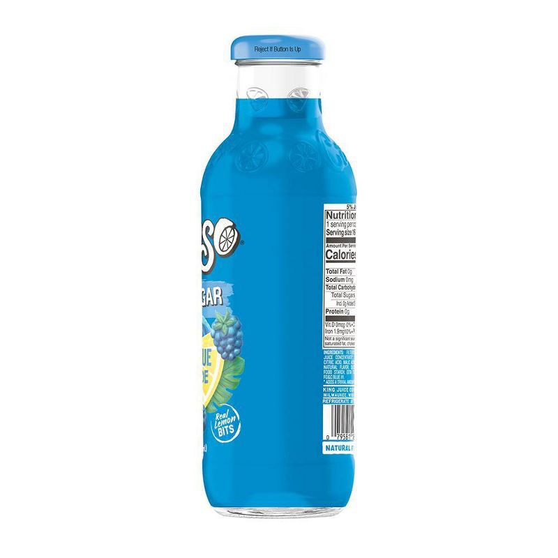 Calypso Light Ocean Blue Lemonade - 16 fl oz Glass Bottle, 4 of 5