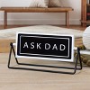 VIP Metal 10 in. Multicolor Reversible Mom Dad Sign - 3 of 4