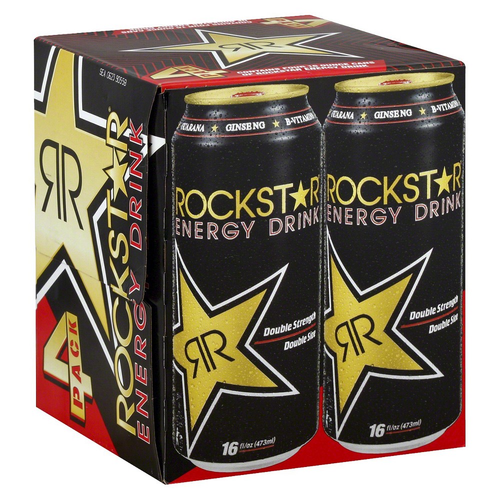 UPC 818094000079 product image for Rockstar Double Strength Energy Drink - 4pk/16 fl oz Cans | upcitemdb.com