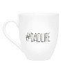 Pearhead Dadlife/Fuel Gauge Ceramic Mug drinkware - White 16oz - 2 of 4