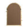 GlasFlength Decorative Wall Mirrors Classic Mirror Wall Mirror Decorative Arched Mirror Vanity Mirror for Living Room, Gold, 24"*1.5"*34" - 4 of 4