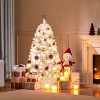 Yaheetech 4.5Ft/6Ft/7.5Ft/9Ft/12Ft Pre-lit Spruce Artificial Christmas Tree with 150 Incandescent Warm White Lights - 2 of 4