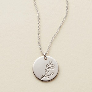 Made By Mary | February Birth Flower Necklace - 1 of 4