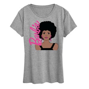 Women's - Barbie - Retro Afro Short Sleeve Graphic T-Shirt - 1 of 4