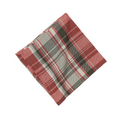 C&F Home Saffron Plaid Napkin Set of 6