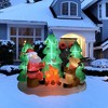 Northlight LED Lighted Inflatable Santa and Reindeer Outdoor Christmas Decoration - 8' - image 2 of 4