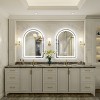 Apmir Super Bright 192 LEDs/m LED Lighted Anti-Fog Tempered Glass Arched Bathroom/Vanity Mirror with ETL & 3-Year Warranty - 4 of 4