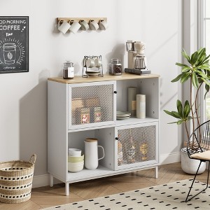 Whizmax Coffee Bar Cabinet, Farmhouse Sideboard Buffet Cabinet with Storage for Kitchen, Dining Room, Living Room - 1 of 4