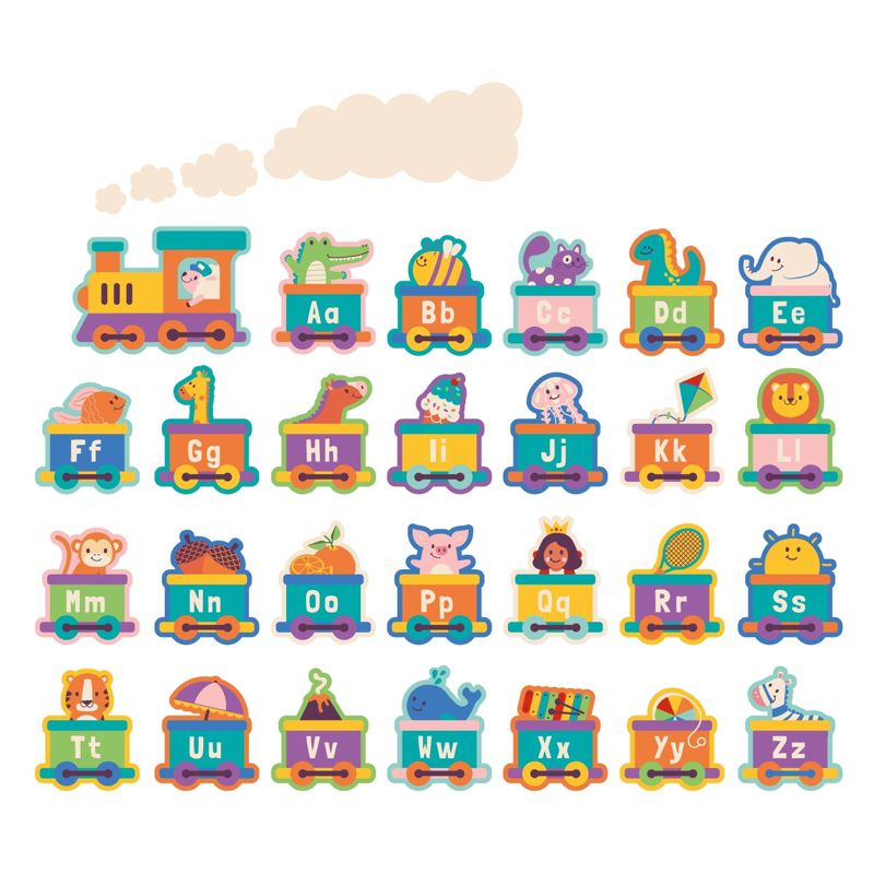 Bright Creations 31 Piece ABC Alphabet Train Bulletin Board Borders for Preschool Kindergarten Classroom, 5 of 6