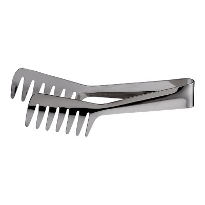 Winco PT-8 Solid 7 1/2 Long Stainless Steel Short Handle Pastry Tongs