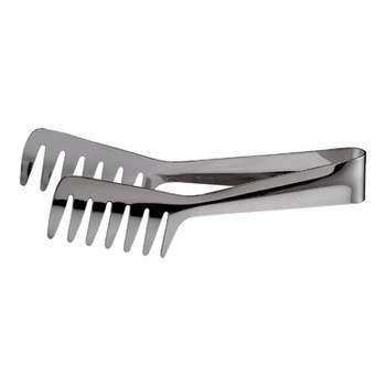 Winco Salad Tong, S/S, Oval, 7-3/4 - Chef City Restaurant Supply