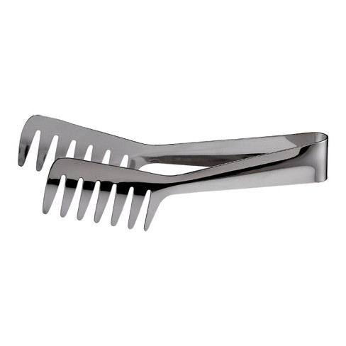 Winco PT-875 8-3/4 in. Solid Stainless Pastry Tongs with Long