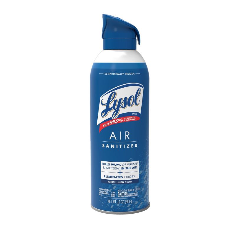 Lysol Air Sanitizing Spray - White Linen - 10oz, 1 of 13