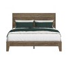 Galano Payne Luxe Platform Bed with Headboard in Oslo Oak, Black Oak, Concrete Gray, Dusty Gray Oak, Knotty Oak, Amber Walnut - 4 of 4