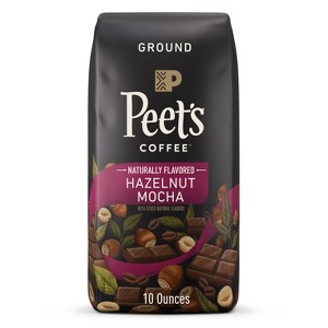 Peet's Coffee Hazelnut Mocha Light Roast Ground Coffee - 10oz - 1 of 4