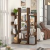Aheaplus Bookcase with 13 Cubes, Display Open Book Shelf with Storage Cubbies - 3 of 4