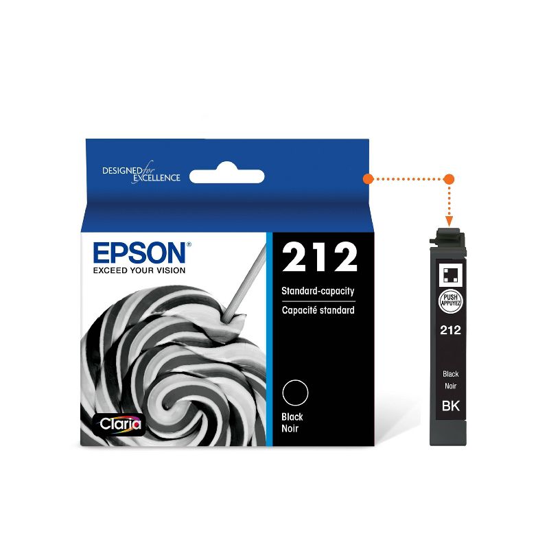 Epson 212 Single Ink Cartridge - Black (T212120-CP), 3 of 8