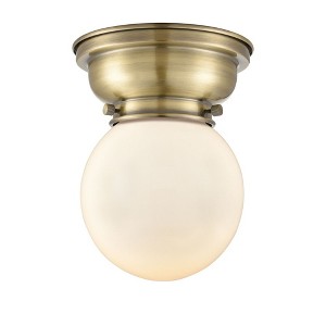 Beacon - 1 Light Flush Mount In Industrial Style-7.15 Inches Tall and 6.25 Inches Wide - 1 of 1