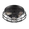 Savoy House Scout 3 - Light Flush Mount in  Satin Nickel - 4 of 4
