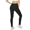Tights for Women Ultra Soft Ankle-Length No See-Through Opaque Yoga Pants for Women - 2 of 4
