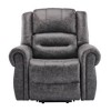 GlasFlength Accent Chairs Modern with Comfortable Seating for Living Room or Lounge Area Gray,38.6”*39”*41.3" - 3 of 4