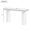 NicBex Elegant and Luxurious Console Table with Unique Legs,Narrow Acacia Wood Entryway Table for Living Room,Hallway,Entryway - 4 of 4