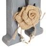 Juvale Farmhouse Home Key Holder for Wall with 7 Peg Hooks for Entryway, Farmhouse Home Decor - 4 of 4